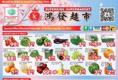 Superking Supermarket (North York) Flyer April 15 to 21