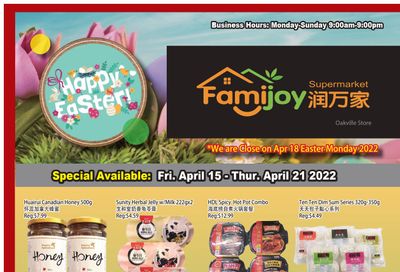 Famijoy Supermarket Flyer April 15 to 21