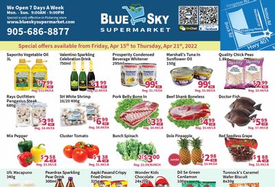Blue Sky Supermarket (Pickering) Flyer April 15 to 21
