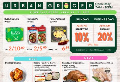 Urban Grocer Flyer April 15 to 21