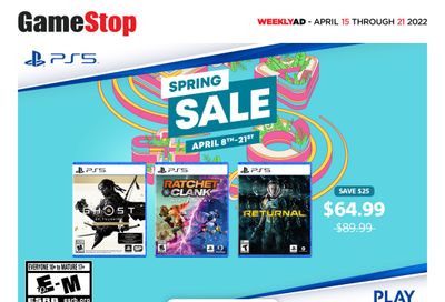 GameStop Flyer April 15 to 21
