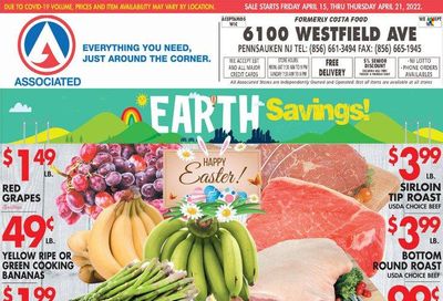 Associated Supermarkets (NY) Weekly Ad Flyer April 15 to April 22