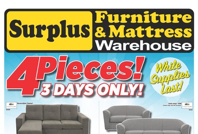 Surplus Furniture & Mattress Warehouse (Belleville) Flyer March 31 to April 6