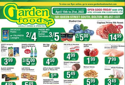 Garden Foods Flyer April 15 to 21