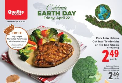 Quality Foods Flyer April 18 to 24