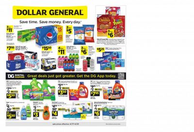 Dollar General (TX) Weekly Ad Flyer April 18 to April 25