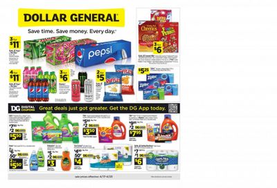 Dollar General Weekly Ad Flyer April 18 to April 25