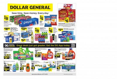 Dollar General (CA) Weekly Ad Flyer April 18 to April 25