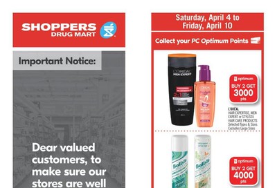 Shoppers Drug Mart (ON) Flyer April 4 to 10