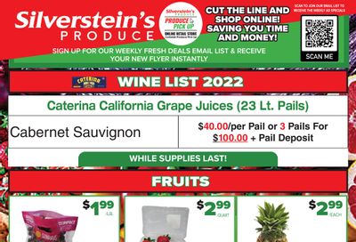 Silverstein's Produce Flyer April 19 to 23