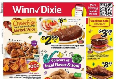 Winn Dixie (AL, FL, GA, LA) Weekly Ad Flyer April 19 to April 26