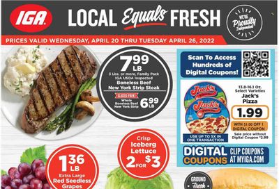 IGA Weekly Ad Flyer April 19 to April 26