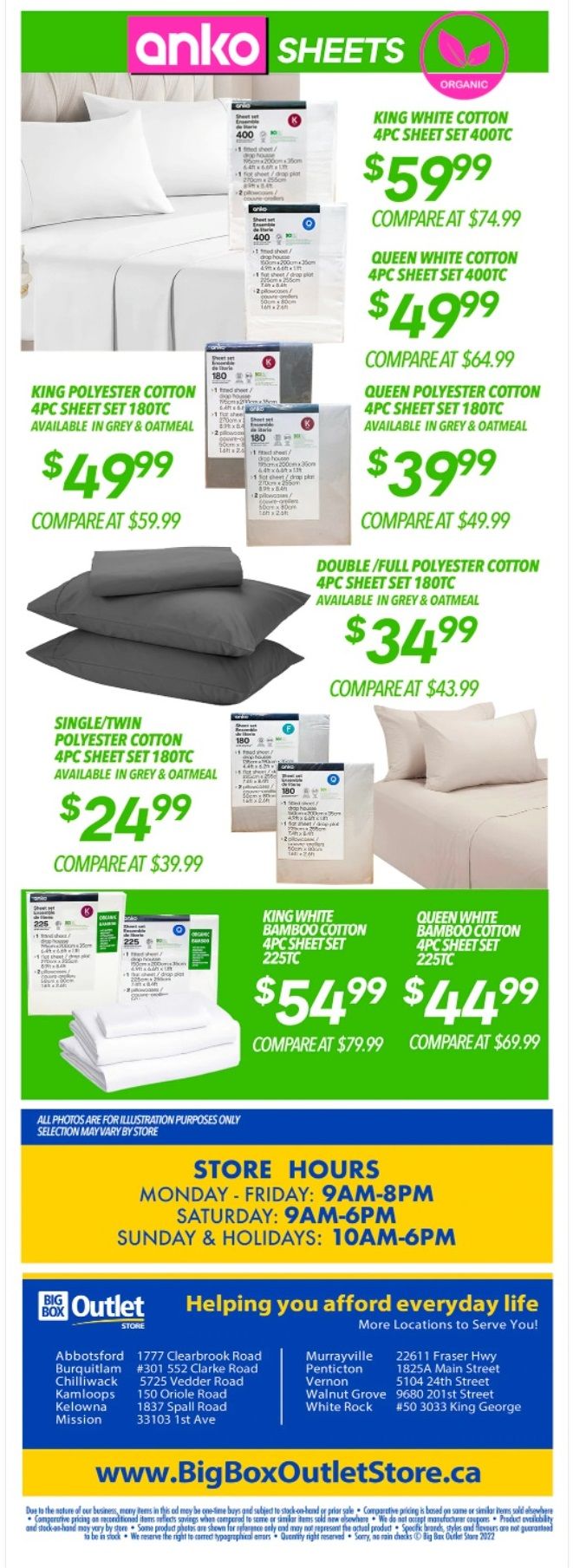 Big Box Outlet Store Flyer April 20 to 26
