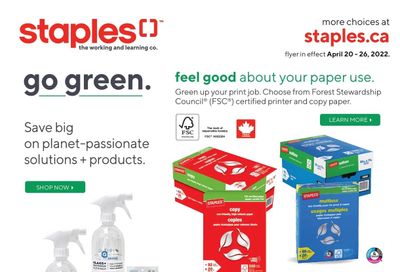 Staples Flyer April 20 to 26