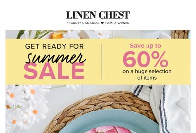 Linen Chest Flyer April 20 to May 22
