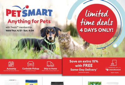 PetSmart Flyer April 21 to 24