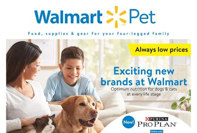 Walmart Pet Flyer April 21 to May 18
