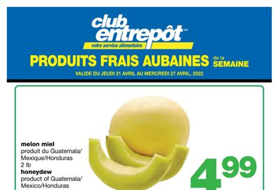 Wholesale Club (QC) Fresh Deals of the Week Flyer April 21 to 27