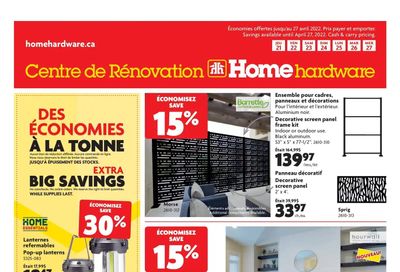 Home Hardware Building Centre (QC) Flyer April 21 to 27