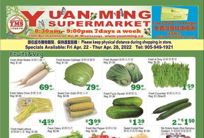 Yuan Ming Supermarket Flyer April 22 to 28