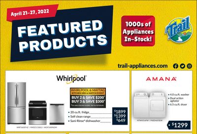 Trail Appliances (AB & SK) Flyer April 21 to 27