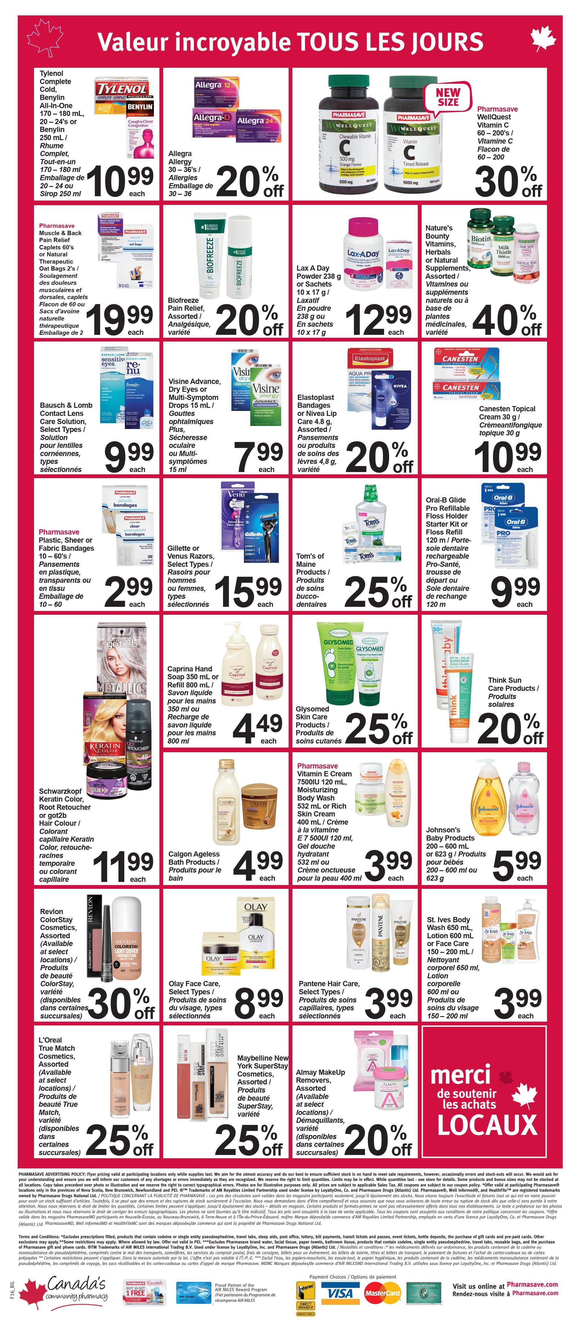Pharmasave (NB) Flyer April 22 to 28