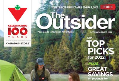 Canadian Tire The Outsider Flyer April 22 to May 5