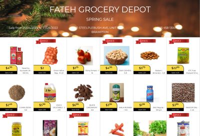 Fateh Grocery Depot Flyer April 21 to 27