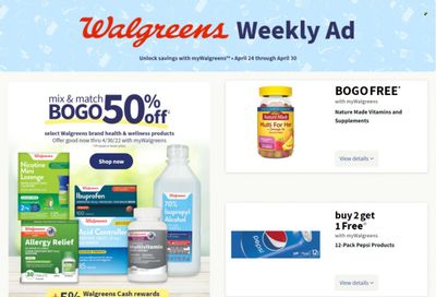 Walgreens Weekly Ad Flyer April 21 to April 28
