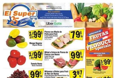 El Super (CA, NM, NV, TX) Weekly Ad Flyer April 21 to April 28