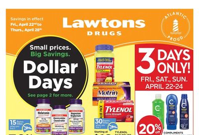 Lawtons Drugs Flyer April 22 to 28