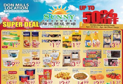 Sunny Foodmart (Don Mills) Flyer April 22 to 28