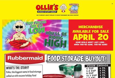 Ollie's Bargain Outlet Weekly Ad Flyer April 21 to April 28