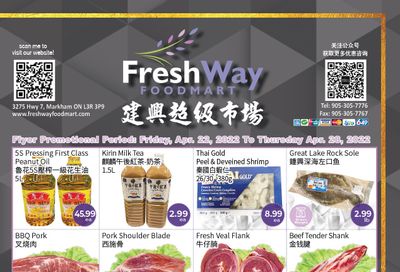 FreshWay Foodmart Flyer April 22 to 28