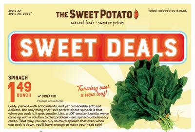The Sweet Potato Flyer April 22 to 28