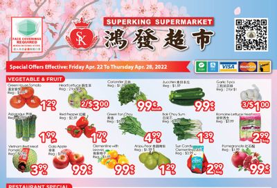 Superking Supermarket (North York) Flyer April 22 to 28