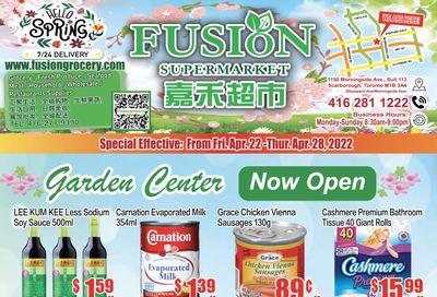 Fusion Supermarket Flyer April 22 to 28