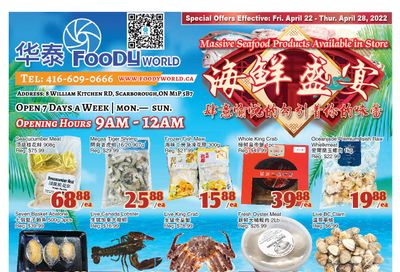 Foody World Flyer April 22 to 28