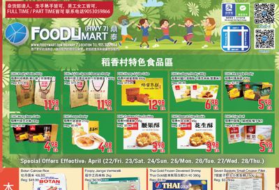 FoodyMart (HWY7) Flyer April 22 to 28