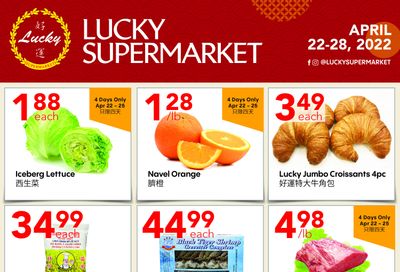 Lucky Supermarket (Edmonton) Flyer April 22 to 28