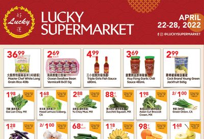 Lucky Supermarket (Calgary) Flyer April 22 to 28