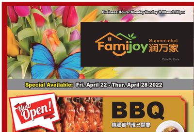 Famijoy Supermarket Flyer April 22 to 28