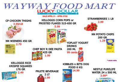 WayWay Food Mart Flyer April 21 to 27