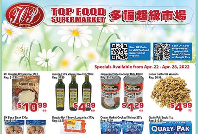 Top Food Supermarket Flyer April 22 to 28