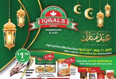 Iqbal Foods Flyer April 22 to May 1