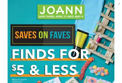 JOANN Weekly Ad Flyer April 22 to April 29