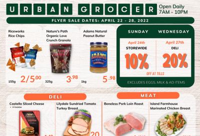 Urban Grocer Flyer April 22 to 28