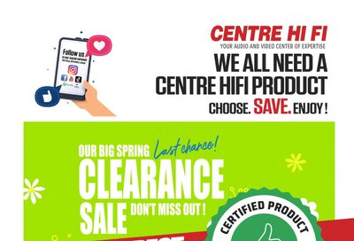 Centre Hi-Fi Flyer April 22 to 28