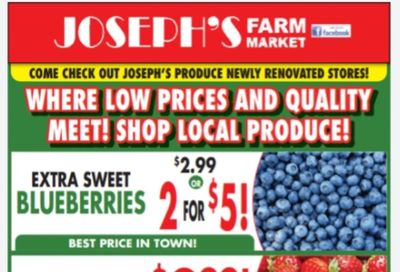 Joseph's Farm Market Flyer April 23 and 24