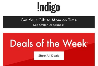 Chapters Indigo Online Deals of the Week April 25 to May 1